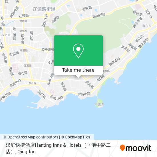 汉庭快捷酒店Hanting Inns & Hotels（香港中路二店） map