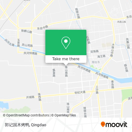 郭记国木烤鸭 map