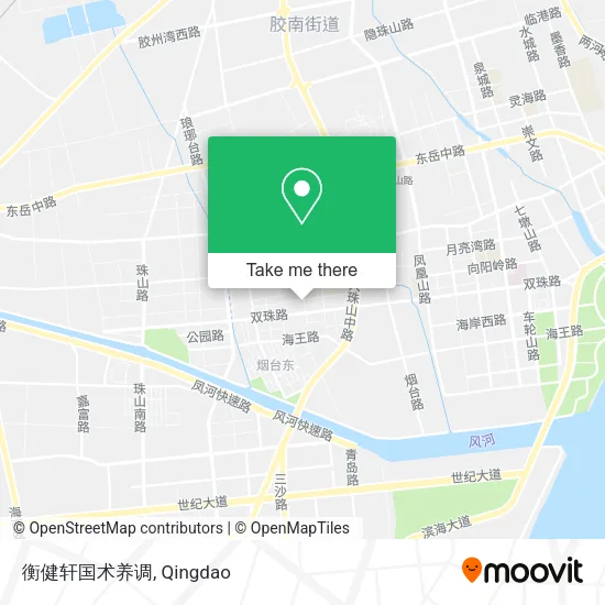 衡健轩国术养调 map