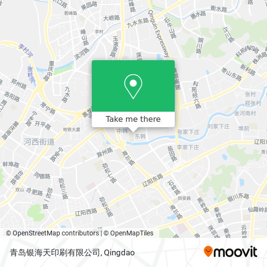 青岛银海天印刷有限公司 map