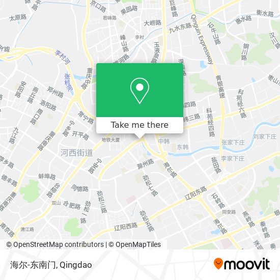 海尔-东南门 map
