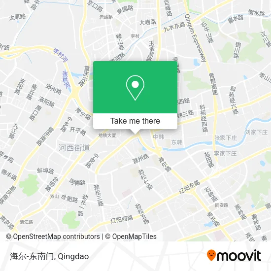 海尔-东南门 map