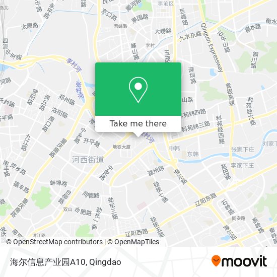 海尔信息产业园A10 map