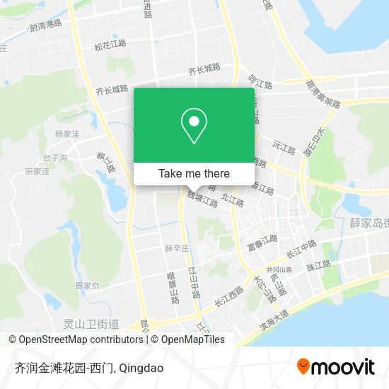 齐润金滩花园-西门 map