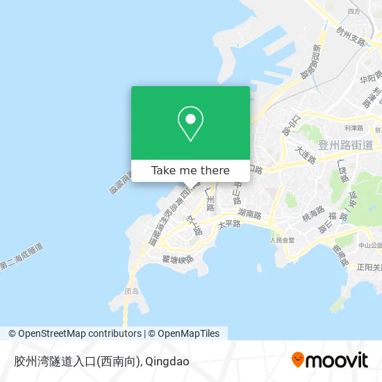 胶州湾隧道入口(西南向) map