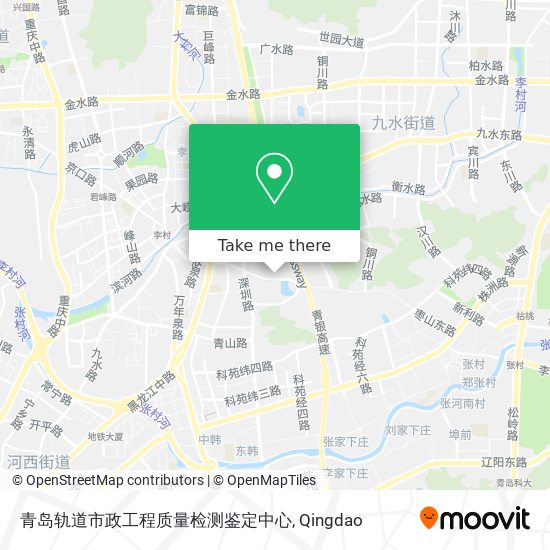 青岛轨道市政工程质量检测鉴定中心 map