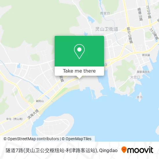隧道7路(灵山卫公交枢纽站-利津路客运站) map
