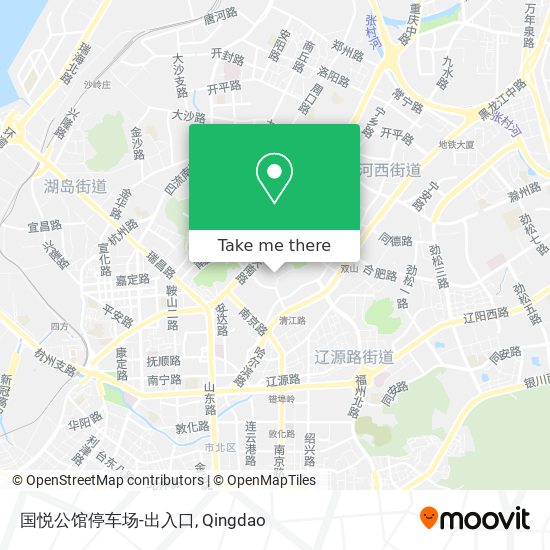 国悦公馆停车场-出入口 map