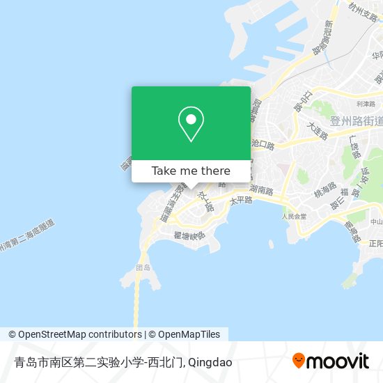 青岛市南区第二实验小学-西北门 map