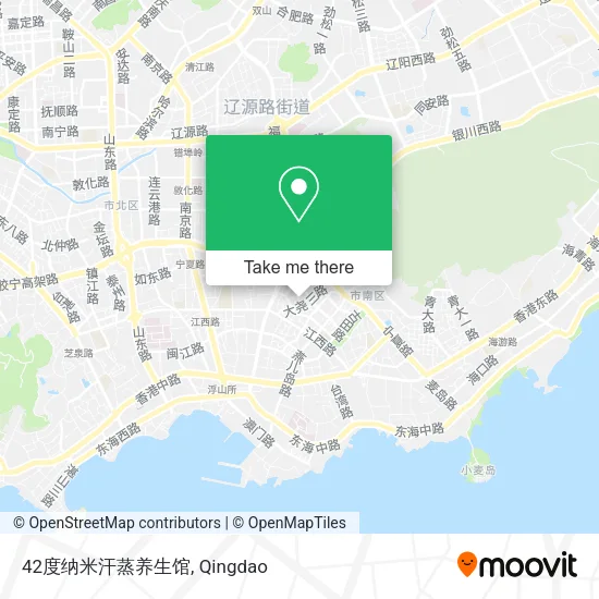 42度纳米汗蒸养生馆 map