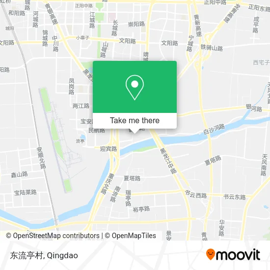 东流亭村 map