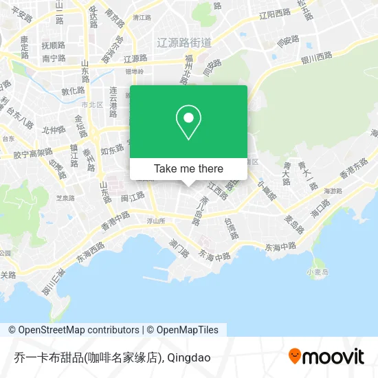 乔一卡布甜品(咖啡名家缘店) map