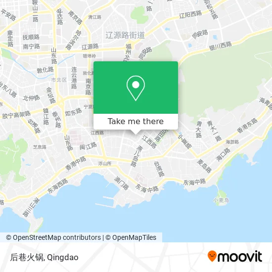后巷火锅 map
