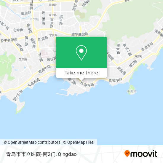 青岛市市立医院-南2门 map