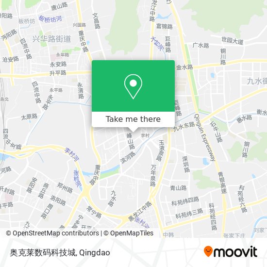 奥克莱数码科技城 map