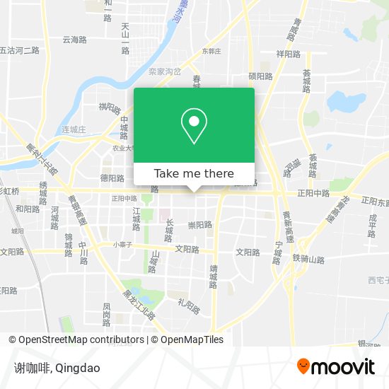 谢咖啡 map