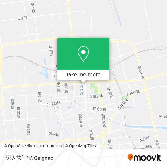 谢人软门帘 map