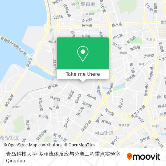 青岛科技大学-多相流体反应与分离工程重点实验室 map