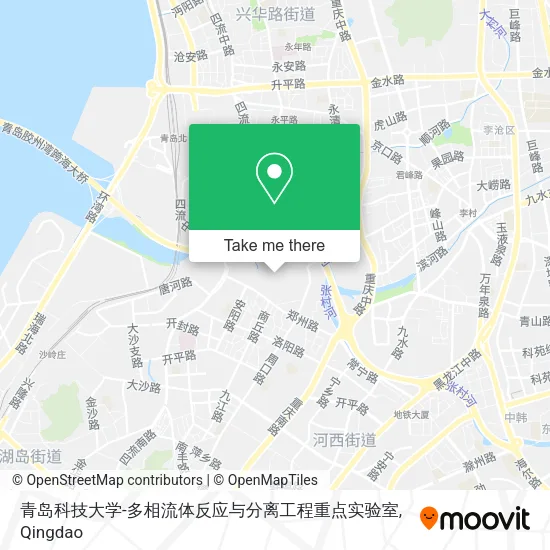 青岛科技大学-多相流体反应与分离工程重点实验室 map