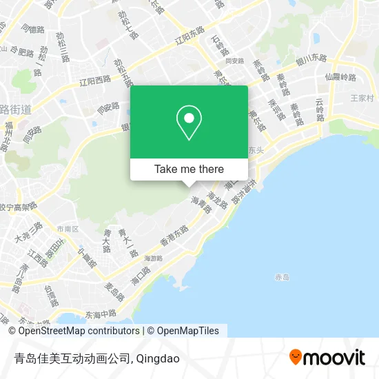 青岛佳美互动动画公司 map