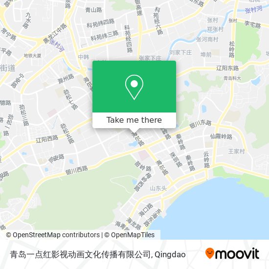 青岛一点红影视动画文化传播有限公司 map