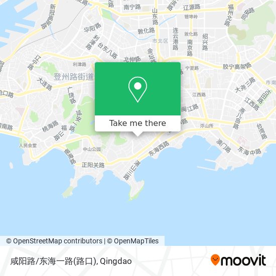 咸阳路/东海一路(路口) map