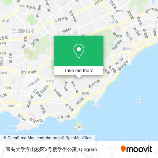 青岛大学浮山校区3号楼学生公寓 map