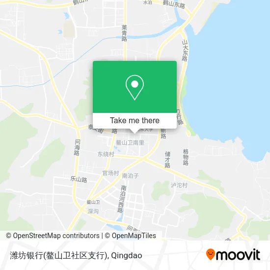 潍坊银行(鳌山卫社区支行) map