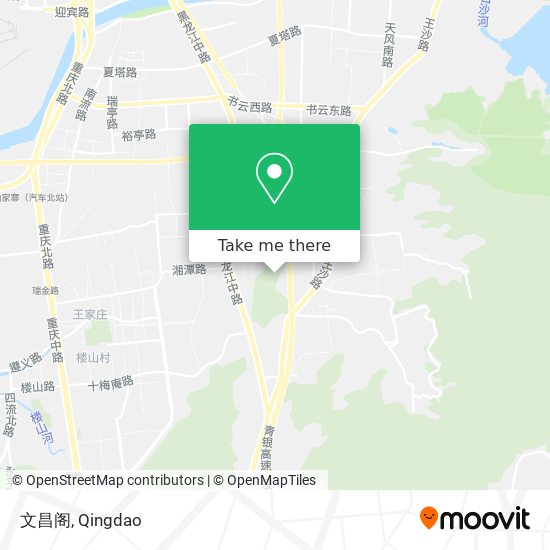 文昌阁 map