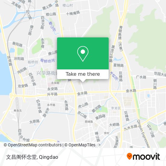 文昌阁怀念堂 map