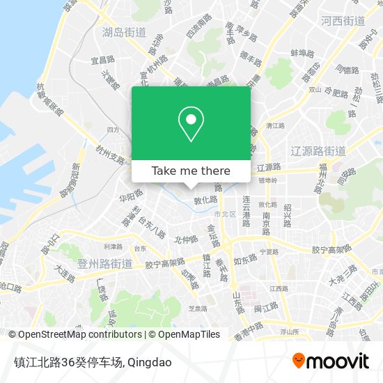 镇江北路36癸停车场 map