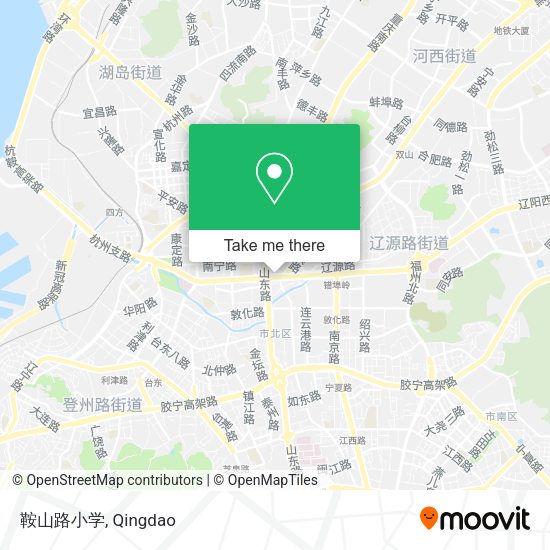 鞍山路小学 map