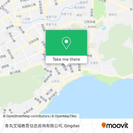 青岛艾瑞教育信息咨询有限公司 map
