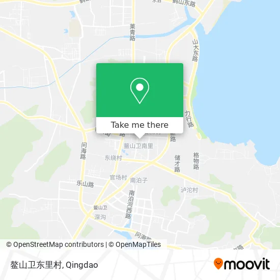 鳌山卫东里村 map