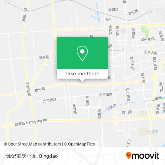 馀记重庆小面 map