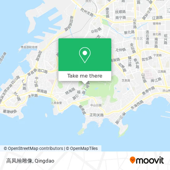 高凤翰雕像 map