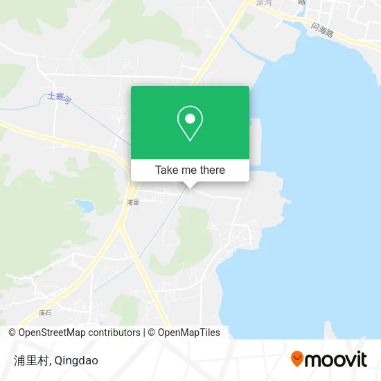 浦里村 map