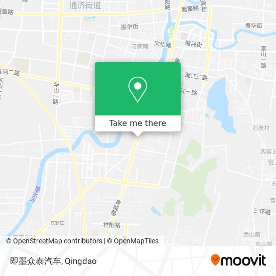 即墨众泰汽车 map