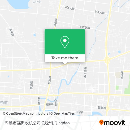 即墨市福田农机公司总经销 map