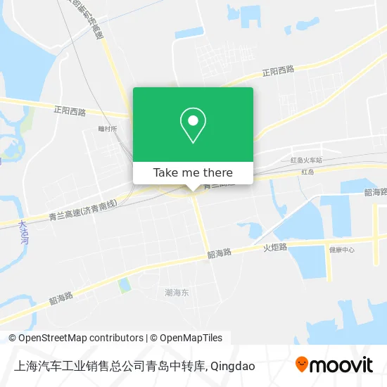 上海汽车工业销售总公司青岛中转库 map