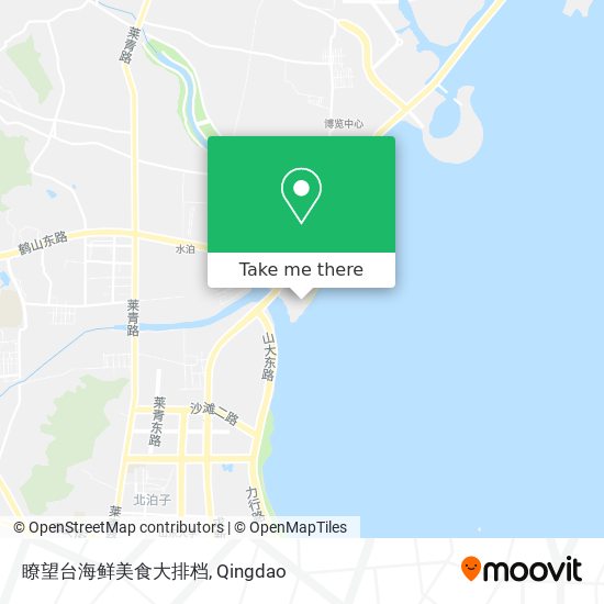 瞭望台海鲜美食大排档 map