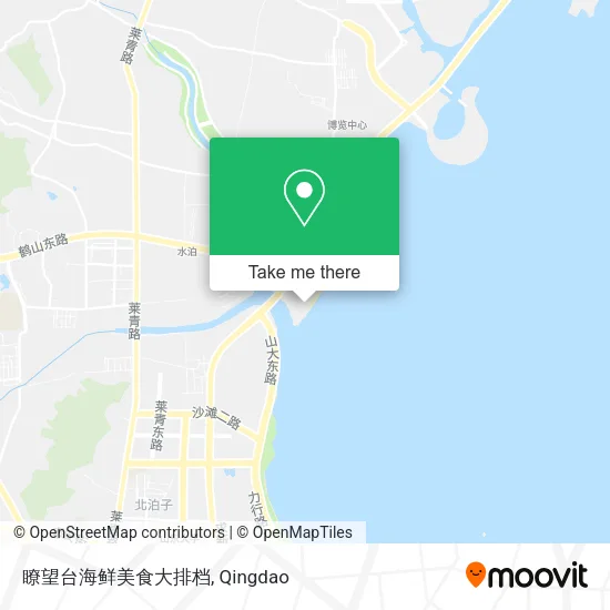 瞭望台海鲜美食大排档 map