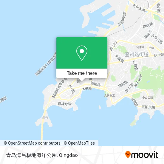 青岛海昌极地海洋公园 map
