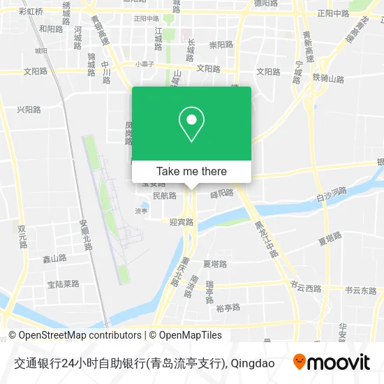 交通银行24小时自助银行(青岛流亭支行) map
