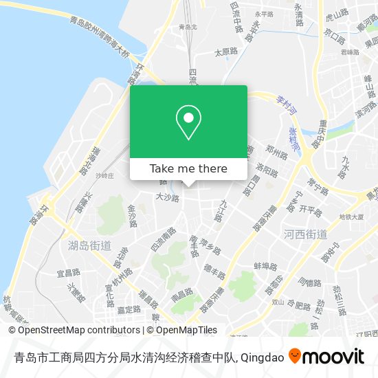 青岛市工商局四方分局水清沟经济稽查中队 map