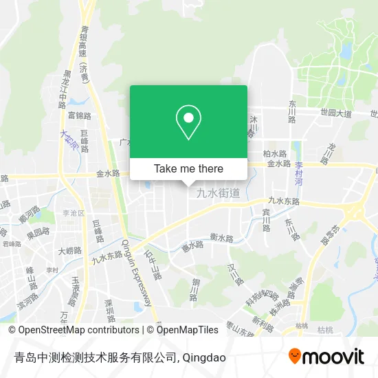 青岛中测检测技术服务有限公司 map