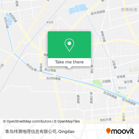 青岛纬测地理信息有限公司 map