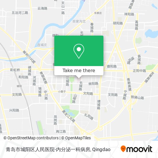 青岛市城阳区人民医院-内分泌一科病房 map