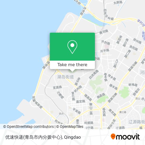 优速快递(青岛市内分拨中心) map