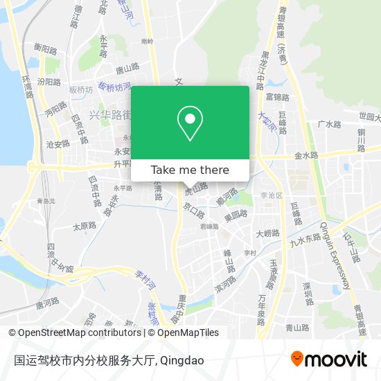 国运驾校市内分校服务大厅 map